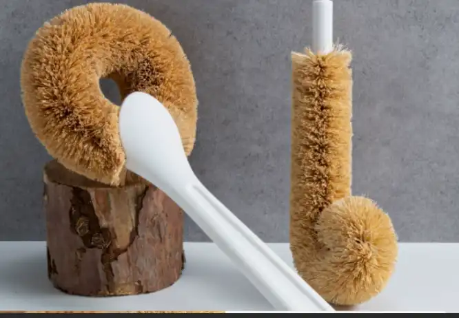 Natural White Coconut Fiber Pan Brush: Your natural and sustainable way of cleaning Natural White Coconut Fiber Pan Brush: Your natural and sustainable way of cleaning